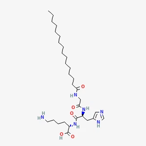 N - (1 - oxohexadecyl) glycyl - l - histidyl - l-lysine 丨 Cas 147732-56-7